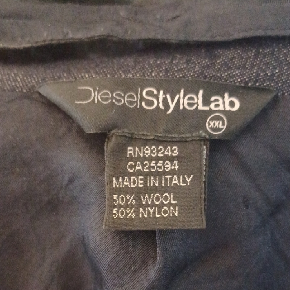 Diesel Style Lab Men's Blue Jacket, XXL - Picture 2 of 10